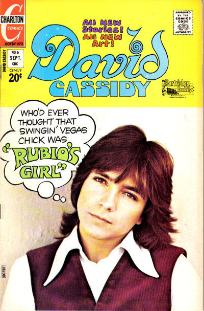 David Cassidy #06 © September 1972 Charlton